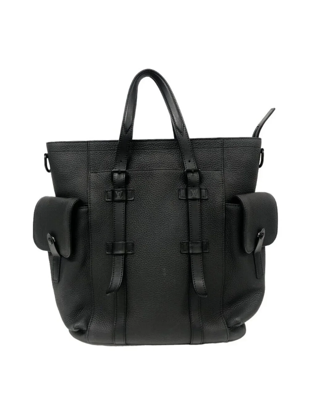 Louis Vuitton Listofa Tote Taurillon Leather Black